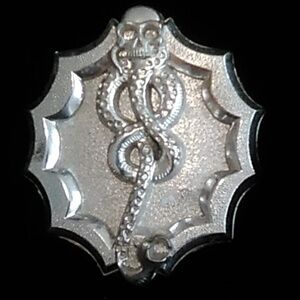 Vintage Skull Beltbuckle